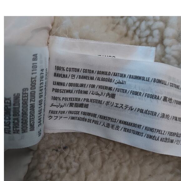 Hollister Navy Blue Fleece Lined Jacket Size L - Picture 11 of 11